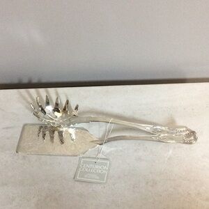 NWT Centurion Collection Silver Plated Pasta Server and Spatula Set